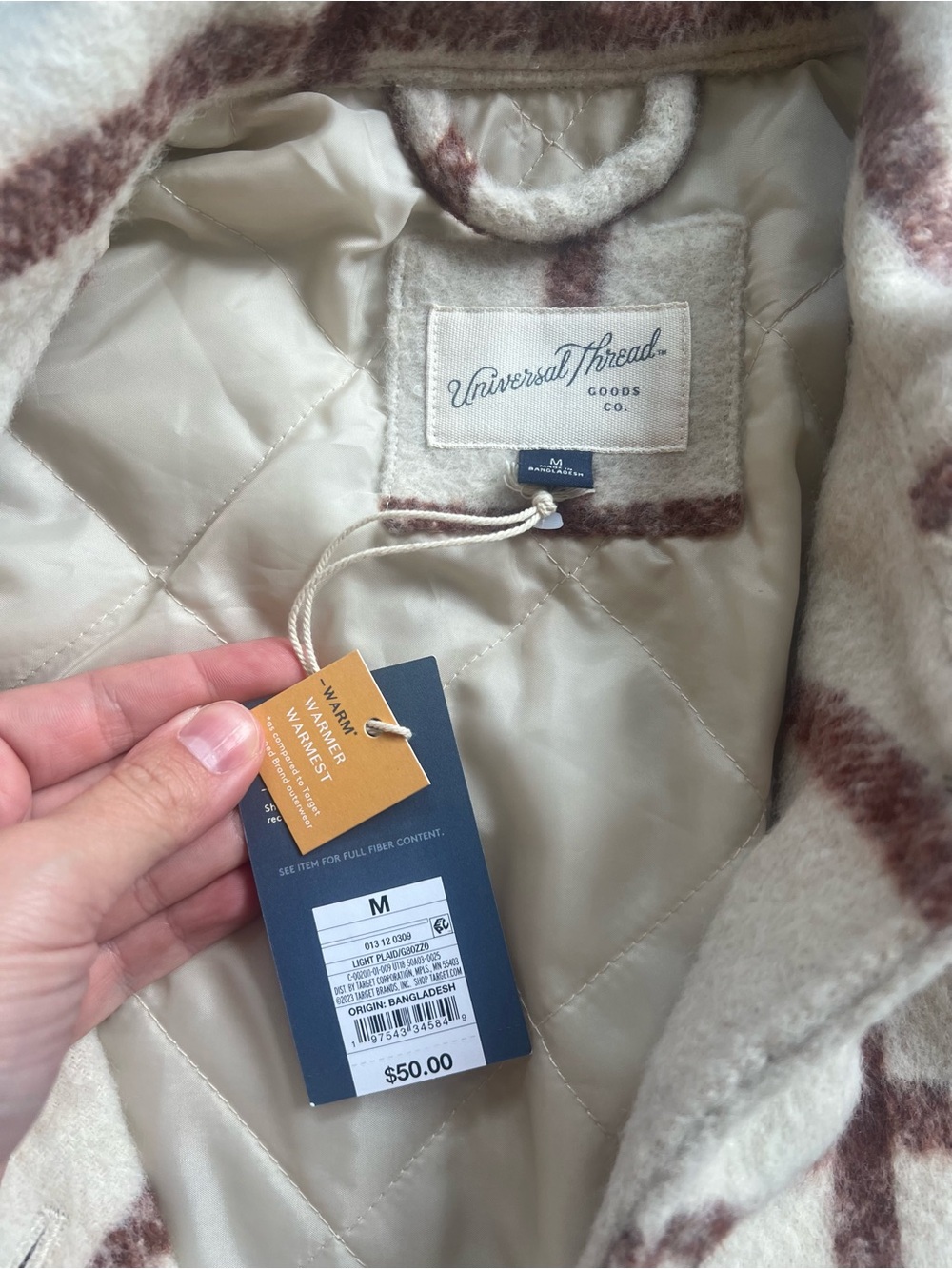 NWT Women’s Plaid Jacket - Picture 2 of 4